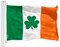 G128 Ireland Irish Shamrock Flag | 2x3 Ft | LiteWeave Pro Series Printed 150D Polyester | Indoor/Outdoor, Vibrant Colors, Brass Grommets, Thicker and More Durable Than 100D 75D Polyester